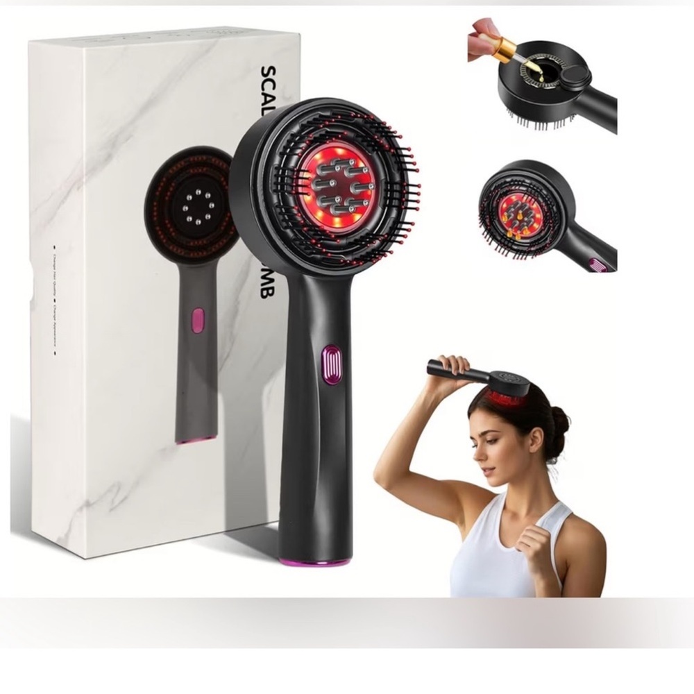 Red Light Scalp Massage Comb